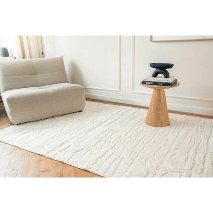 Interieur05 Scandinavisch vloerkleed Bjorn creme|wit - 160 x 235 cm
