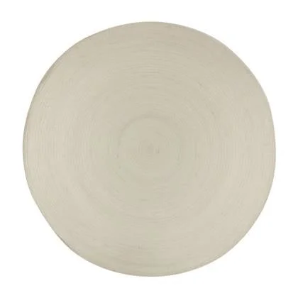 Interieur05 Wollen vloerkleed Rond Gapo Wit 150cm