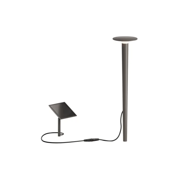 IP44.de lix spike solar vloerlamp - bruin