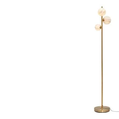 It&apos;s about RoMi Carrara Vloerlamp - 3-bol - Goud