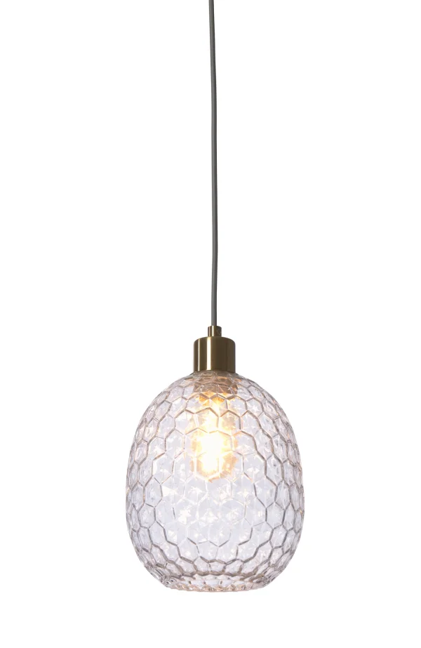 it's about RoMi-collectie Hanglamp glas Venice ovaal, transp.