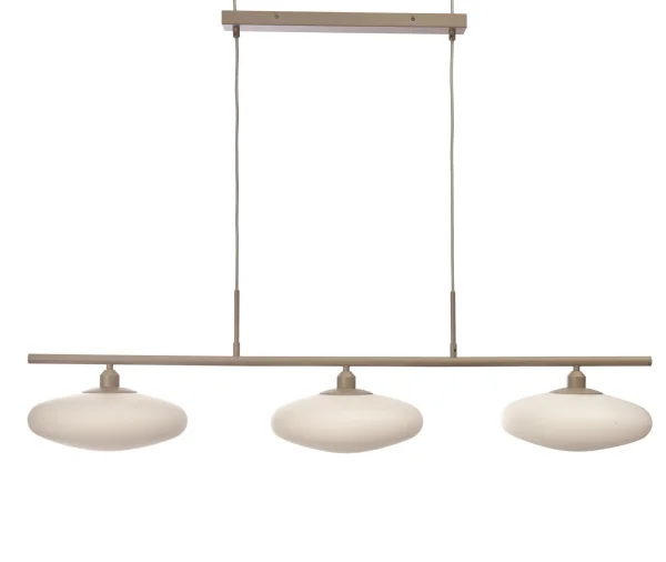 it's about RoMi-collectie Hanglamp Sapporo 3-schijf wit/zand