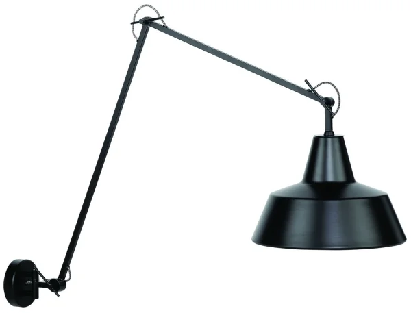 it's about RoMi-collectie Wandlamp ijzer Chicago mat zwart