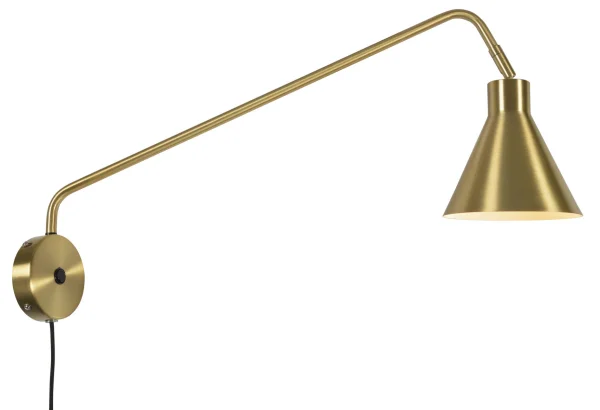 it's about RoMi-collectie Wandlamp ijzer Lyon goud