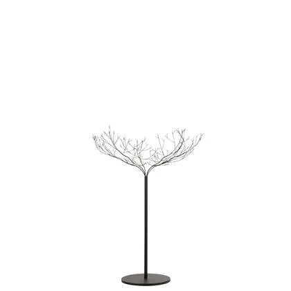 J-Line decoratie Boom - metaal - zwart - medium