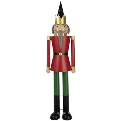 J-Line figuur Notenkraker Snor - metaal - mix - medium