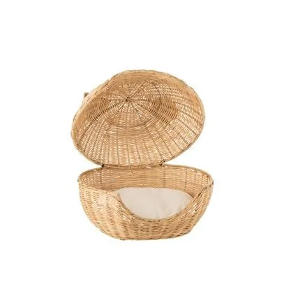 J-Line kattenmand + Kussen - jute - naturel