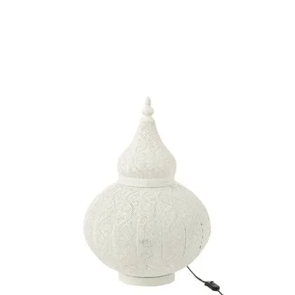 J-Line lamp Aladin - metaal - wit - small