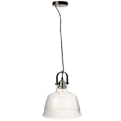 J-Line Magali hanglamp - metaal - transparant