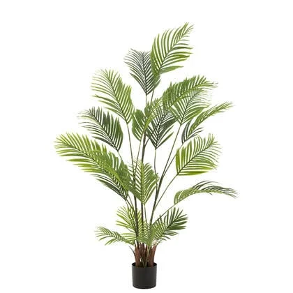 J-Line plant Parel Palmboom In Pot - kunststof - groen
