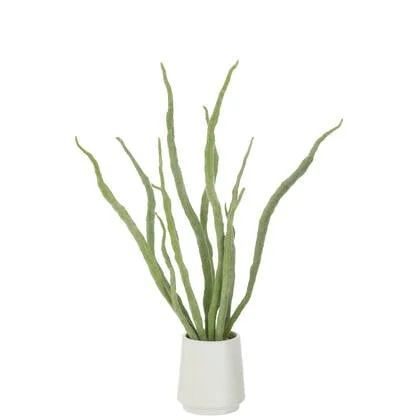 J-Line vetplant in pot - kunstmatig - groen