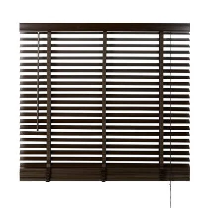 Jaloezie Hout Bruin - Hout - 100x210x5cm (BxHxD)