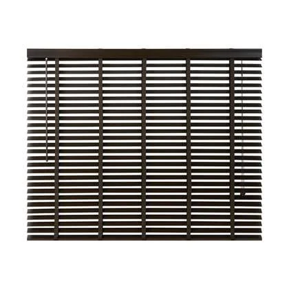 Jaloezie Hout Bruin - Hout - 180x130x5cm (BxHxD)