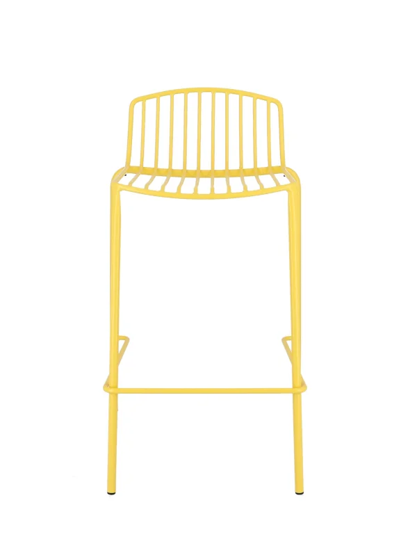 Jan Kurtz Mori barkruk - geel - Zithoogte 65 cm