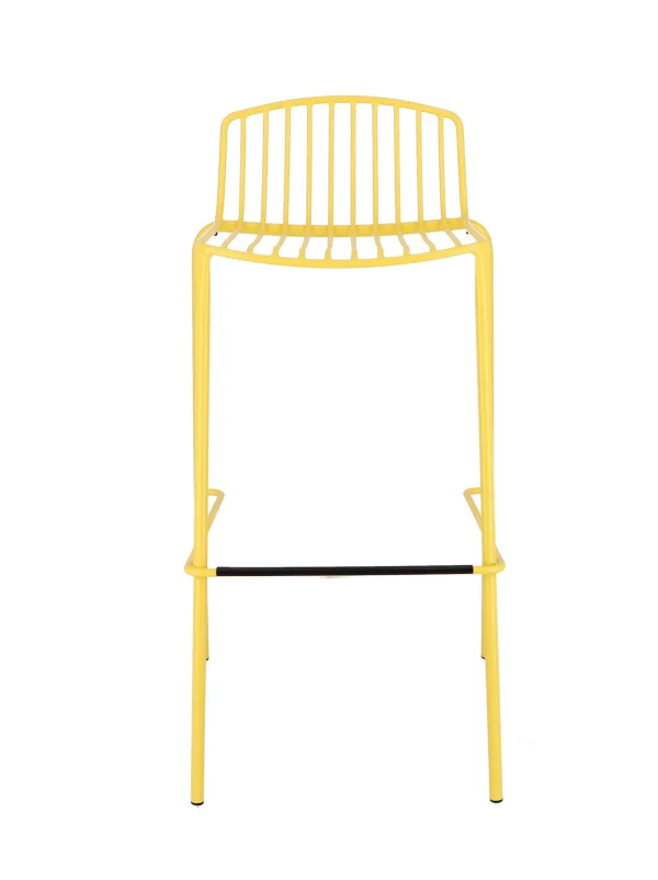 Jan Kurtz Mori barkruk - geel - Zithoogte 75 cm