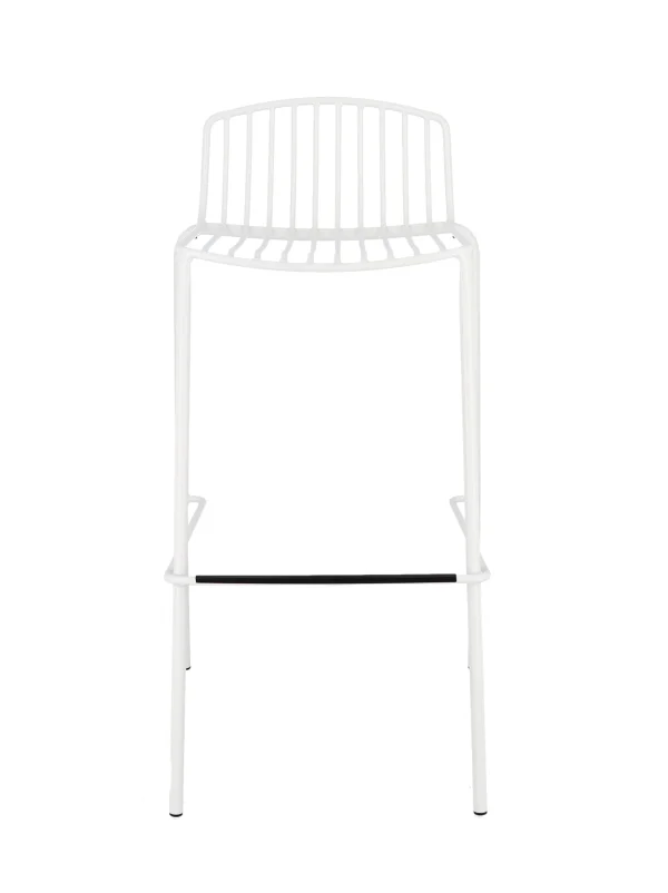 Jan Kurtz Mori barkruk - wit - Zithoogte 75 cm