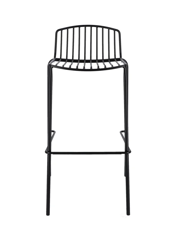 Jan Kurtz Mori barkruk - zwart - Zithoogte 75 cm