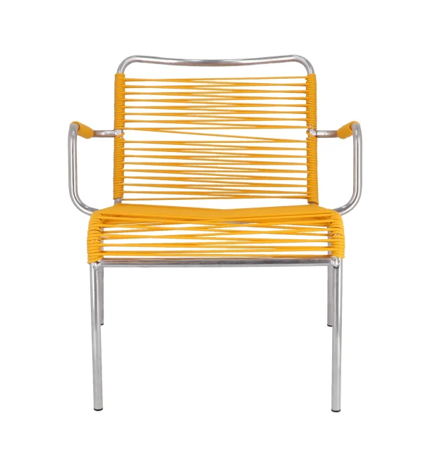 Jan Kurtz Mya Spaghetti loungestoel - geel