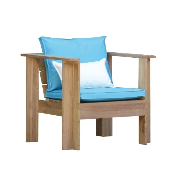 Jan Kurtz Oplage voor de loungefauteuil Batten - marine blauw