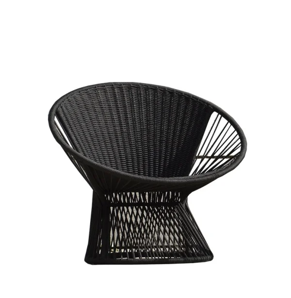 Jan Kurtz Ray Lounge Fauteuil - zwart