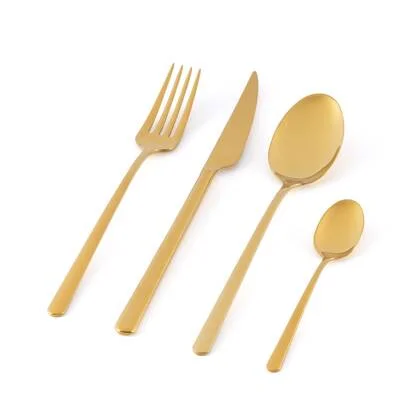 Jay Hill Bestekset Linear - Goud - 16-delig | 4 personen