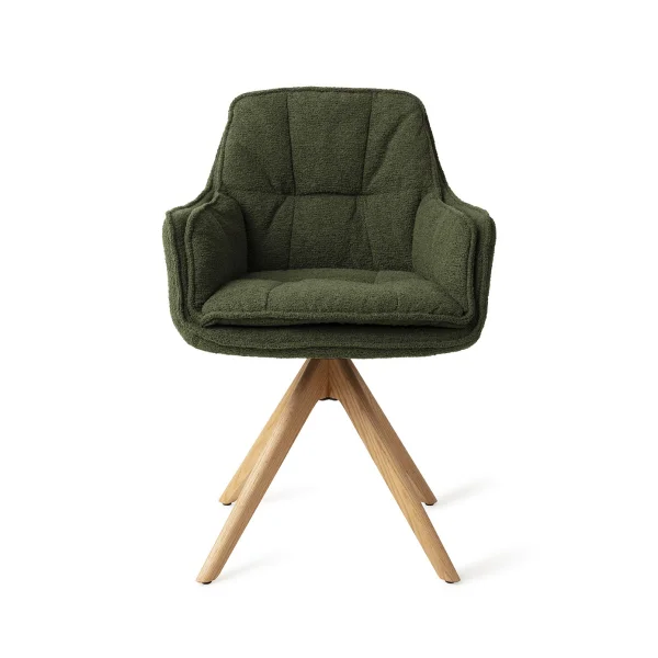 Jesper Home Akune Evergreen Eetkamerstoel - turn Oak Natural