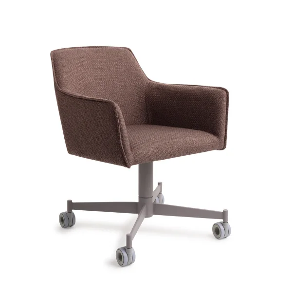 Jesper Home Eetkamerstoel Hofu Caster Grey - Potters Clay