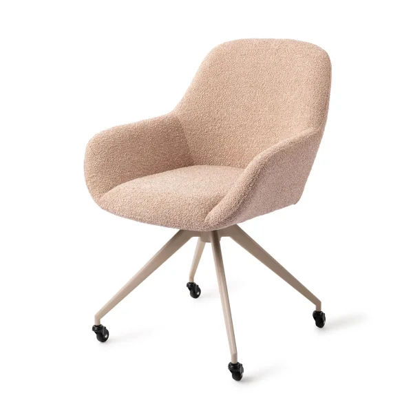 Jesper Home Eetkamerstoel Kushi Glide Beige - Flax Relax