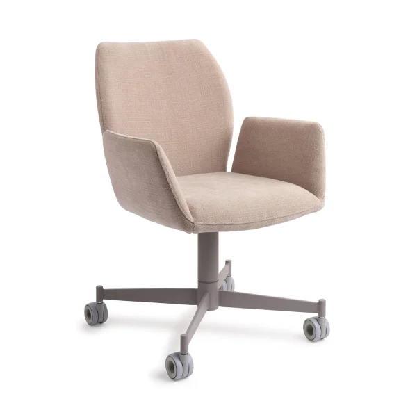 Jesper Home Eetkamerstoel Misaki Caster Grey - Sand Strand