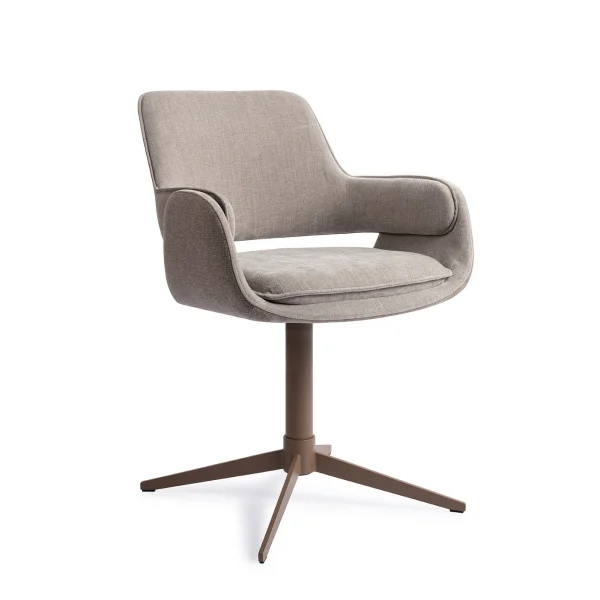Jesper Home Eetkamerstoel Oketo Draaibaar - No Grey Mouse