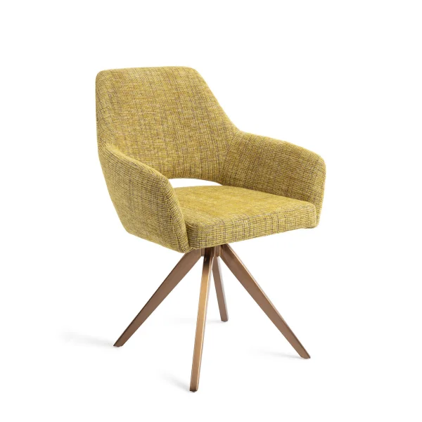 Jesper Home Eetkamerstoel Yanai Turn Rose - Lemon Lines