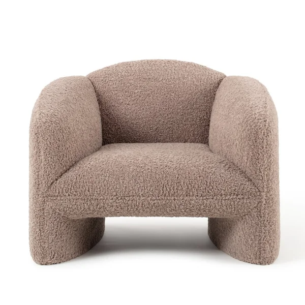 Jesper Home Nachii Plush Mud Fauteuil