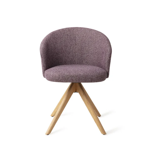 Jesper Home Niimi Perfect Plum Eetkamerstoel - Natural Oak