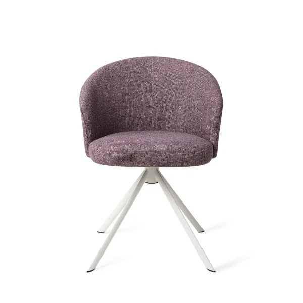 Jesper Home Niimi Perfect Plum Eetkamerstoel - white