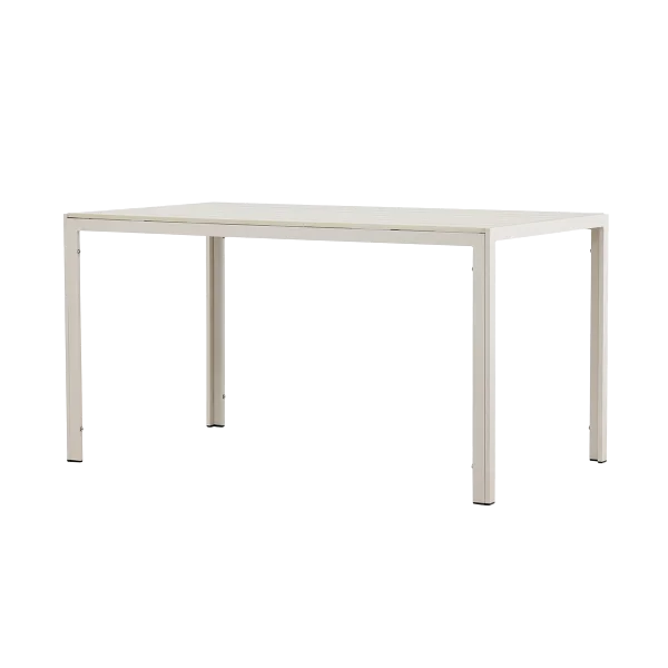 Joas polywood tuin eettafel beige - 140 x 90 cm