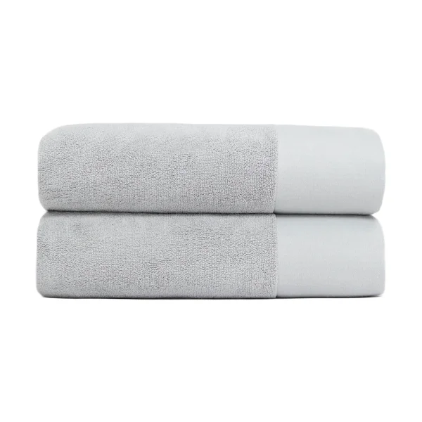 Juniper Juniper douchehanddoek 70x140 cm 2-pack Stone Grey