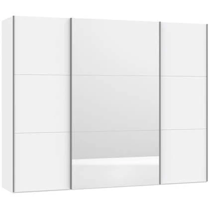 Jutzler Blanche Schuifdeurkast Wit|Spiegel 278 cm