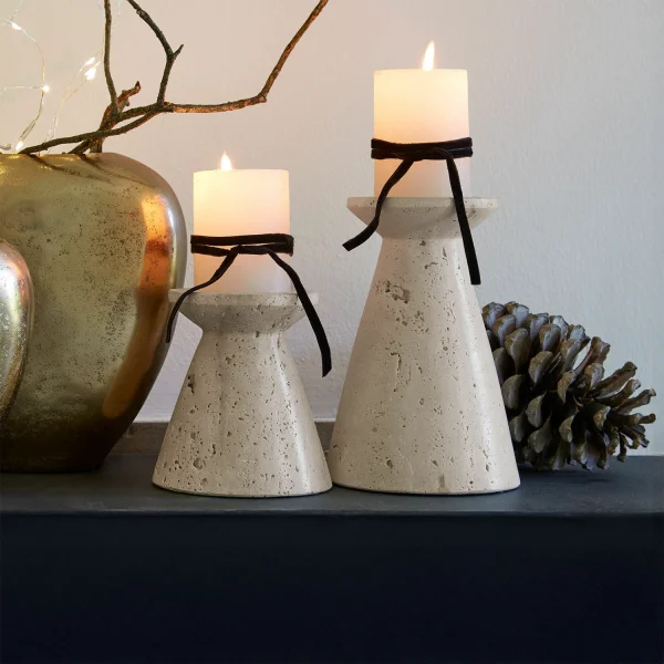 Kaarsenhouder set van 2 Bazrahim