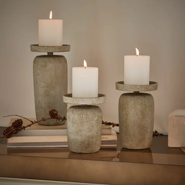 Kaarsenhouder set van 3 Amsley