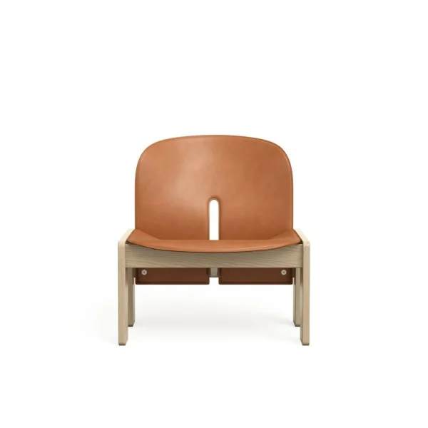 Karakter Fauteuil Scarpa 925 - essen natuur - Sattel Leder Cognac