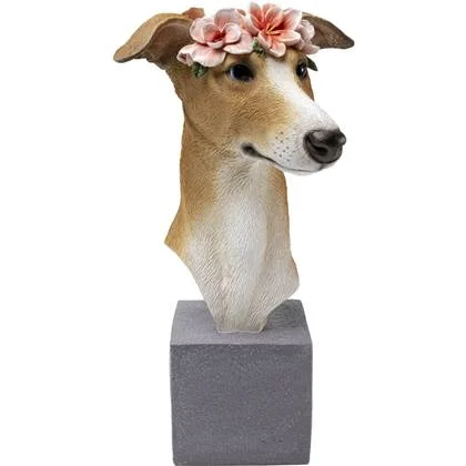 Kare Decofiguur Fiori Greyhound 47cm