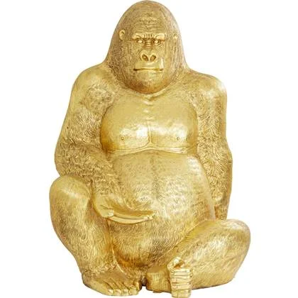 Kare Decofiguur Gorilla Gold XL 180cm