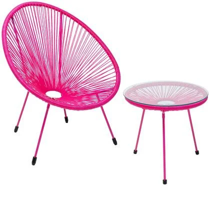 Kare Design Acapulco Mono tuinmeubelair - roze