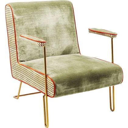 Kare Design - Aunt Betty Fauteuil - Groen Fluweel