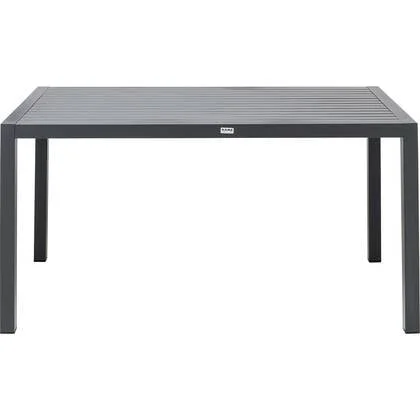 Kare Design Madagascar tuintafel - zwart - 140x80cm