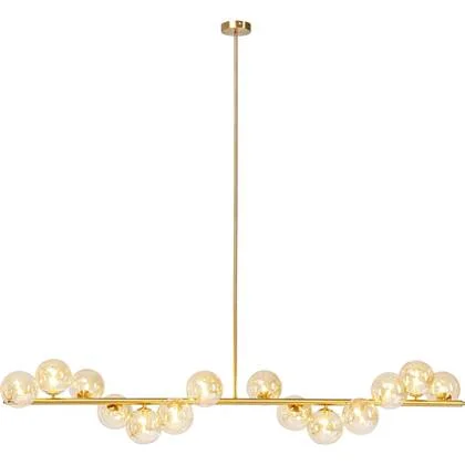 Kare Design Scala Balls Hanglamp B155 Cm - Messing