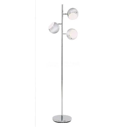 Kare Design Vloerlamp Calotta 3 Lichts - Chroom