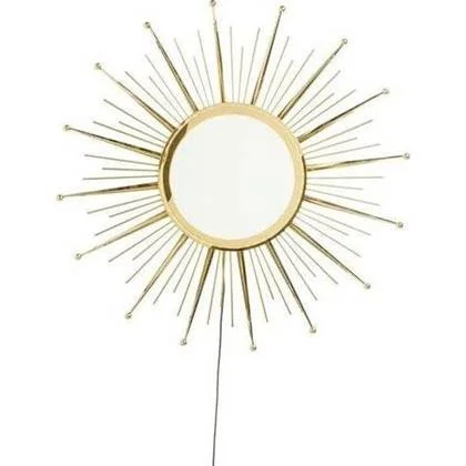 Kare Spiegel Sunburst LED