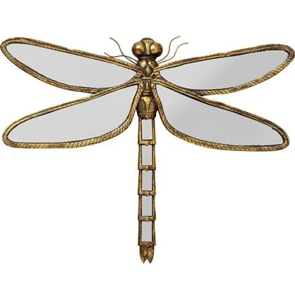 Kare Wanddecoratie Dragonfly Spiegel 71cm