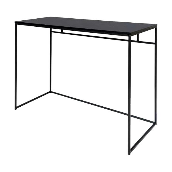 Karen metalen bureau zwart - 100 x 45 cm